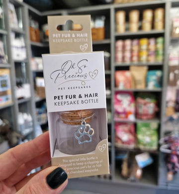 Pet Fur, Hair & Ashes Keepsake Bottle